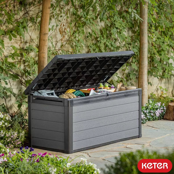Keter Cortina 570 Litre Outdoor Garden Tool Storage Deck Box