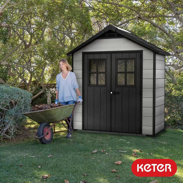 Keter Oakland 7ft 5" x 3ft 3" (2.2 x 1.2m) Garden Storage Shed
