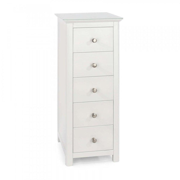 Cannes 5 Drawer Narrow Chest