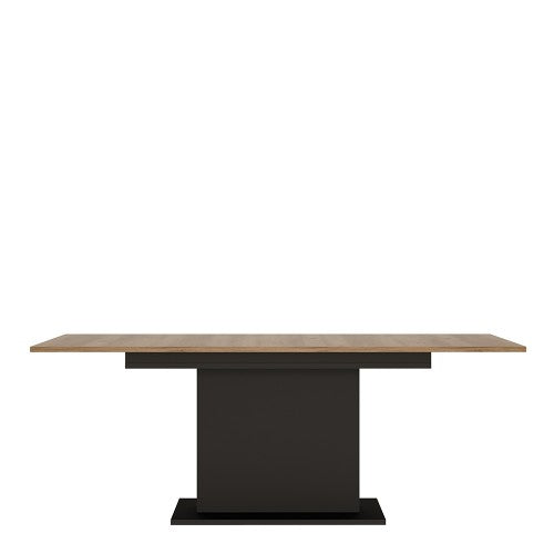 Marvezzi Brolo Extending Dining Table With the walnut and dark panel finish For Living Room & Kitchen