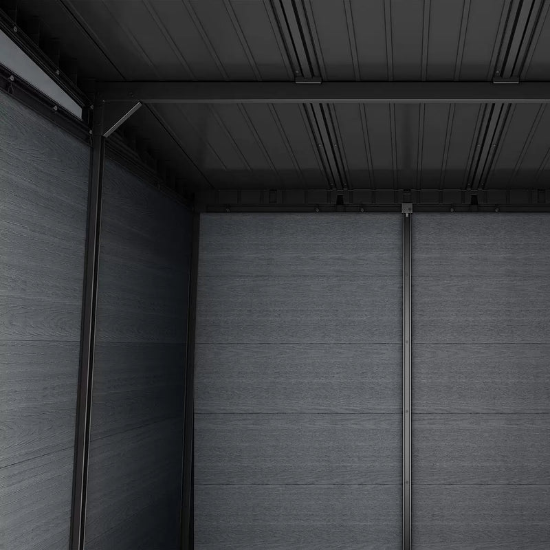 Keter Newton Plus 7ft 6" x 7ft 4" (2.3 x 2.2m) Storage Shed in 2 Configurations