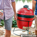 Kamado Joe Junior 13.5 (34cm) Ceramic Charcoal Barbecue Grill + Cover