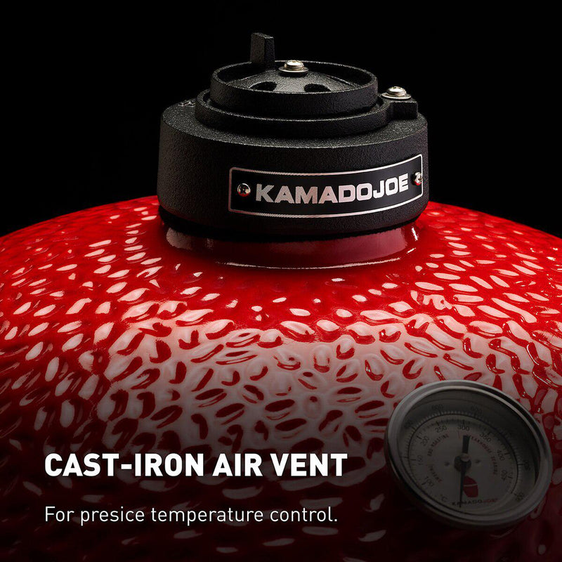 Kamado Joe Junior 13.5 (34cm) Ceramic Charcoal Barbecue Grill + Cover