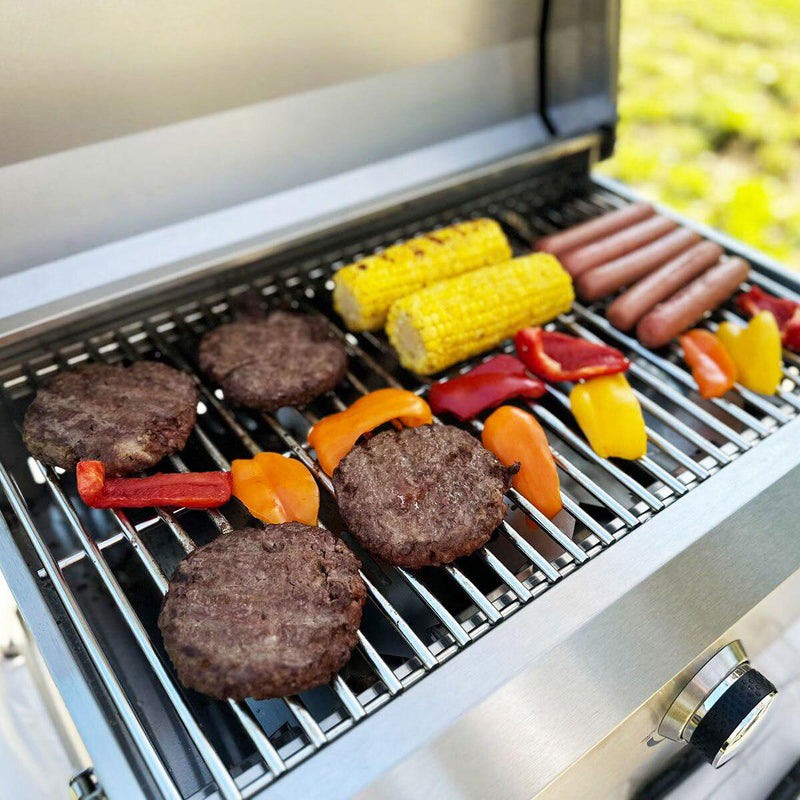 NXR 3 Burner Stainless Steel Table Top Gas Barbecue BBQ