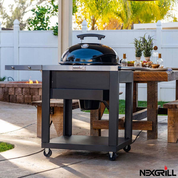 Nexgrill 22 (56 cm) Charcoal Kettle Barbecue BBQ With Cart