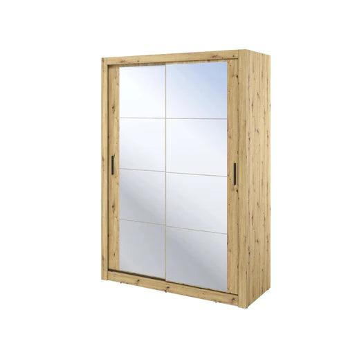Luscanny Mirror 2 Door Sliding Wardrobe 120cm colours