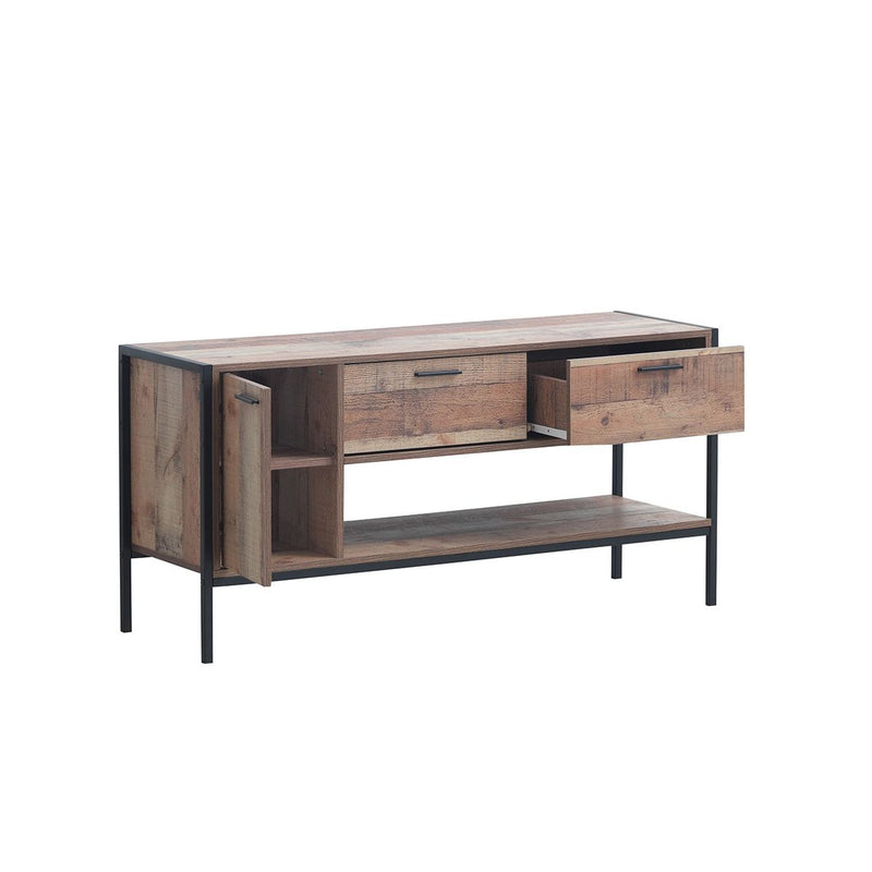 Zinsom Rustic Effect TV Cabinet in Oak