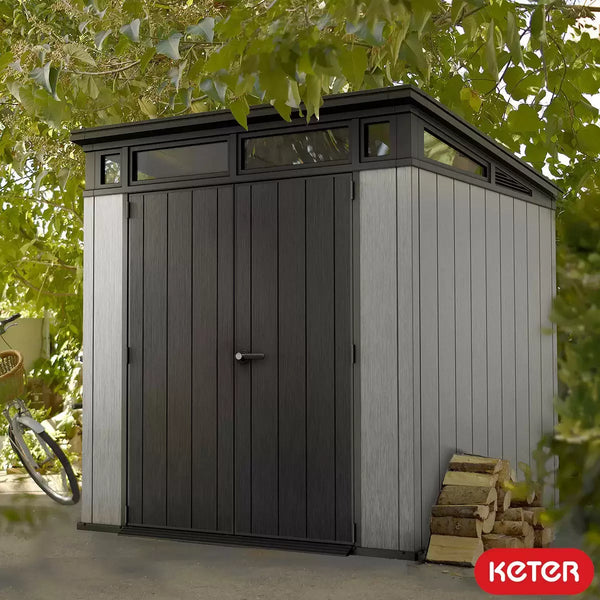 Keter Artisan 7ft x 7ft 2 (2.1 x 2.2m) Outdoor Garden Storage Shed