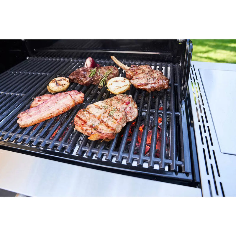Char-Broil Professional Power 3 Burner Gas and Charcoal Hybrid BBQ + Cover