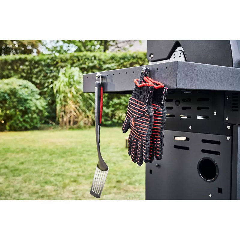 Char-Broil Professional Power 3 Burner Gas and Charcoal Hybrid BBQ + Cover