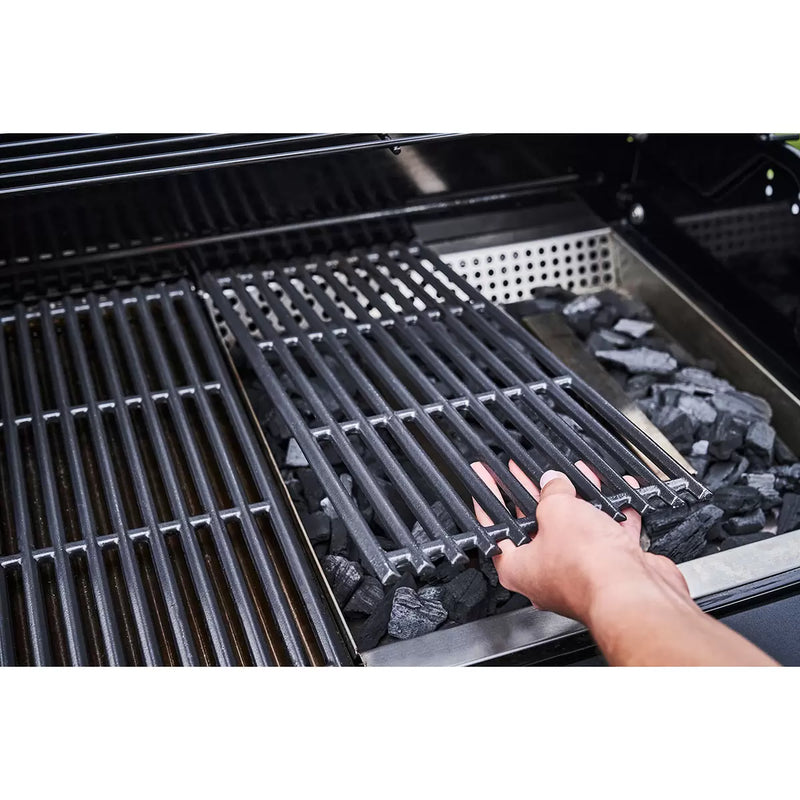 Char-Broil Professional Power 3 Burner Gas and Charcoal Hybrid BBQ + Cover
