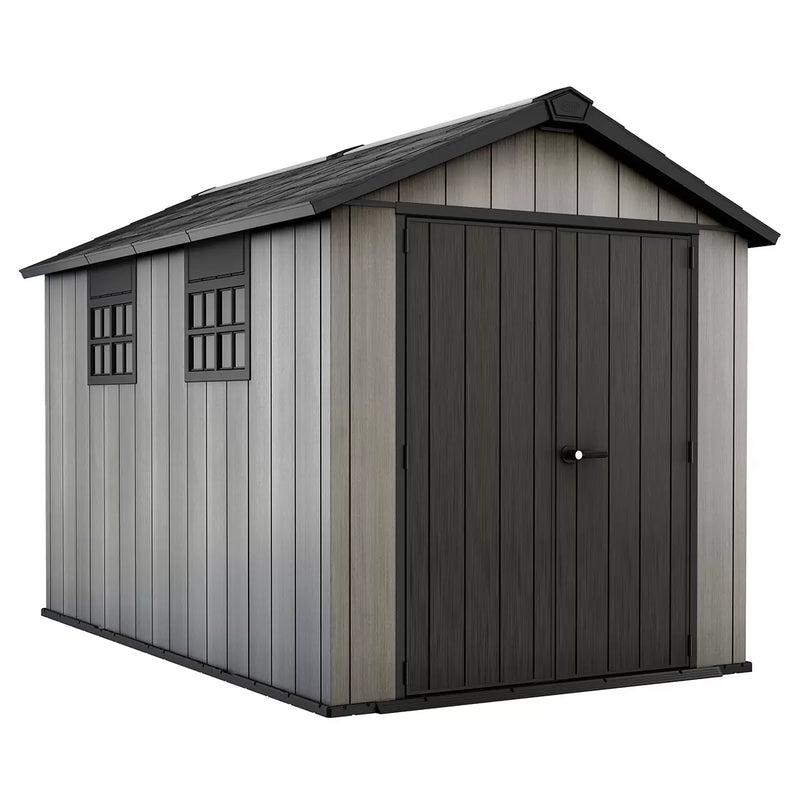 Keter Oakland 7ft 6" x 11ft (2.3 x 3.4m) Outdoor Garden Storage Shed