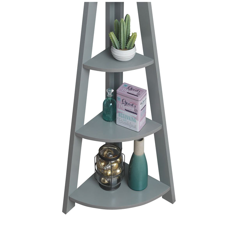 Zinsom 5 Tier Corner Ladder Bookcase Shelf