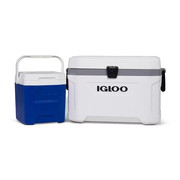 Igloo Latitude 51 Litre (54 US QT) & Quantum 11 Litre (12 US QT) Combo Ice Cooler Cool Box