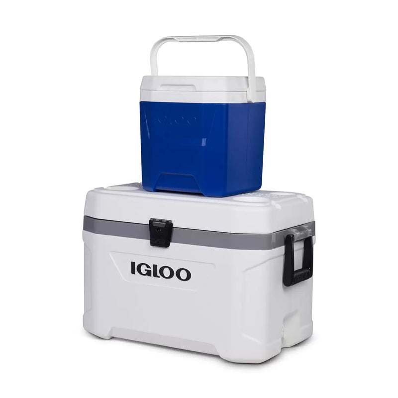 Igloo Latitude 51 Litre (54 US QT) & Quantum 11 Litre (12 US QT) Combo Ice Cooler Cool Box