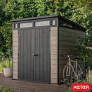 Keter Ashwood Signature 7ft 1" x 7ft 1" (2.16 x 2.16m) Storage Garden Shed House