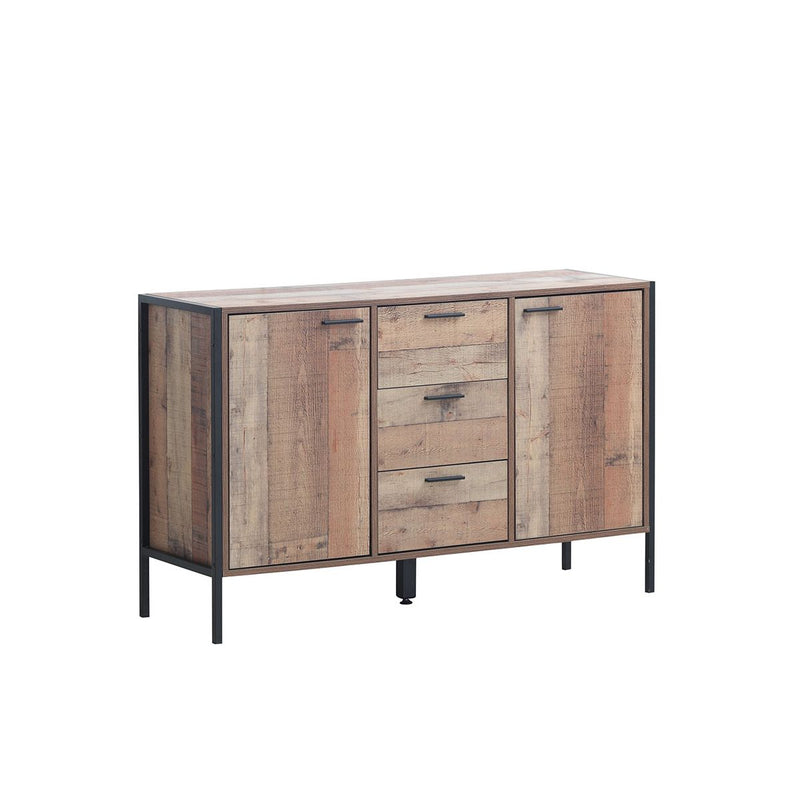 Zinsom Rustic Effect Sideboard with 2 Doors and 3 Drawers.