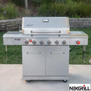 Nexgrill 7 Burner Stainless Steel Gas Barbecue BBQ + Side Burner + Rotisserie Kit + Cover