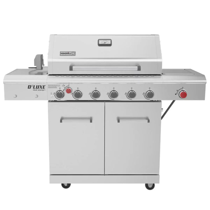 Nexgrill 7 Burner Stainless Steel Gas Barbecue BBQ + Side Burner + Rotisserie Kit + Cover