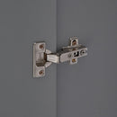 3 Door Wardrobe & Shelves with 2 Drawers 180cm, Modern Wooden Clothes Storage Cupboards for Bedroom with Hanging Rail