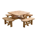 Anchor Fast 8 Seater Pine Wood Picnic Table