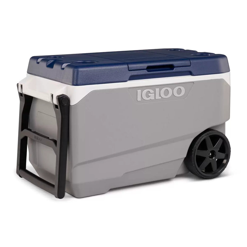 Igloo Max Cold Pro 85 Litre (90 US QT) Roller Cooler Box Large Food Drink Storage ICE Cooler