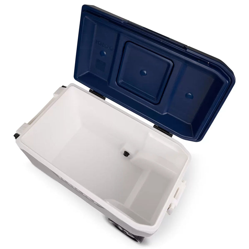Igloo Max Cold Pro 85 Litre (90 US QT) Roller Cooler Box Large Food Drink Storage ICE Cooler