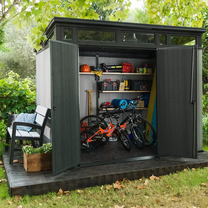 Keter Artisan 9ft 1" x 7ft 2" (2.8 x 2.2m) Outdoor Garden Storage Shed