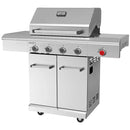 Nexgrill Deluxe 4 Burner Stainless Steel Gas Barbecue BBQ + Side Burner + Cover