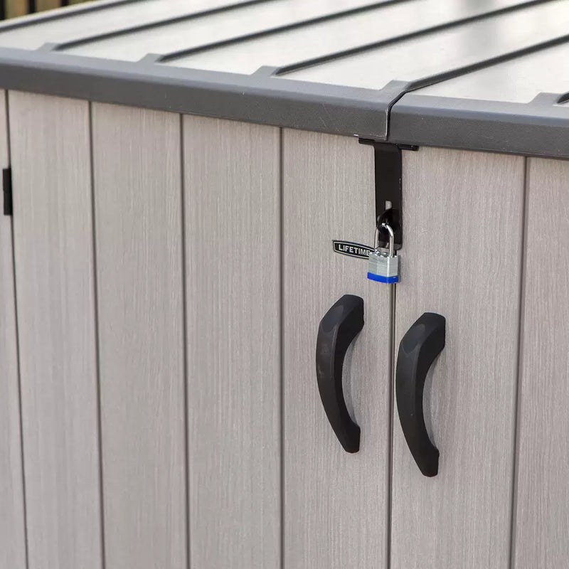 Lifetime 6ft 3" x 3ft 6" (1.9 x 1.1m) Horizontal 2,124 Litre Storage Shed - Model 60296U