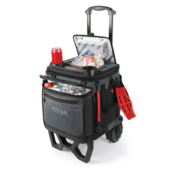 Titan 22.5 Litre (23.7 US Quart) 60 Can Cooler with All Terrain Cart