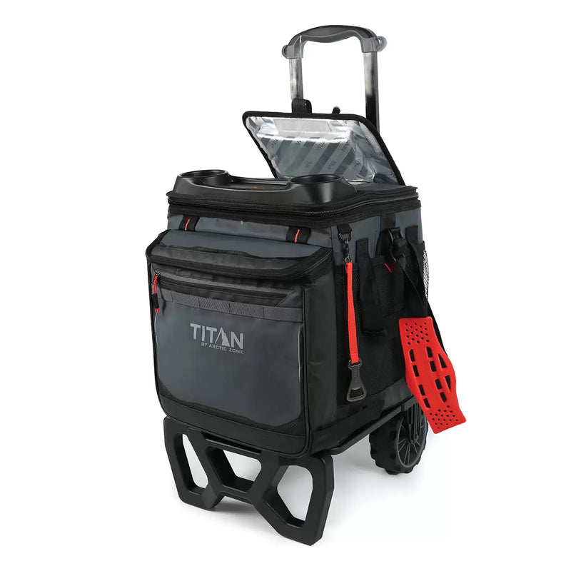 Titan 22.5 Litre (23.7 US Quart) 60 Can Cooler with All Terrain Cart