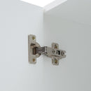 2 Door Wardrobe Shelf 180cm, Modern Wooden Clothes Storage Cupboards for Bedroom with Hanging Rail