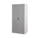 2 Door Wardrobe Shelf 165cm, Modern Wooden Clothes Storage Cupboards for Bedroom with Hanging Rail
