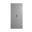 2 Door Wardrobe Shelf 165cm, Modern Wooden Clothes Storage Cupboards for Bedroom with Hanging Rail