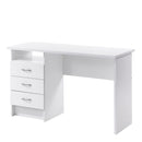 3 Drawer Home Computer Office Desk Table | 1 Storage Shelf Workstation | Large Writing Study Table