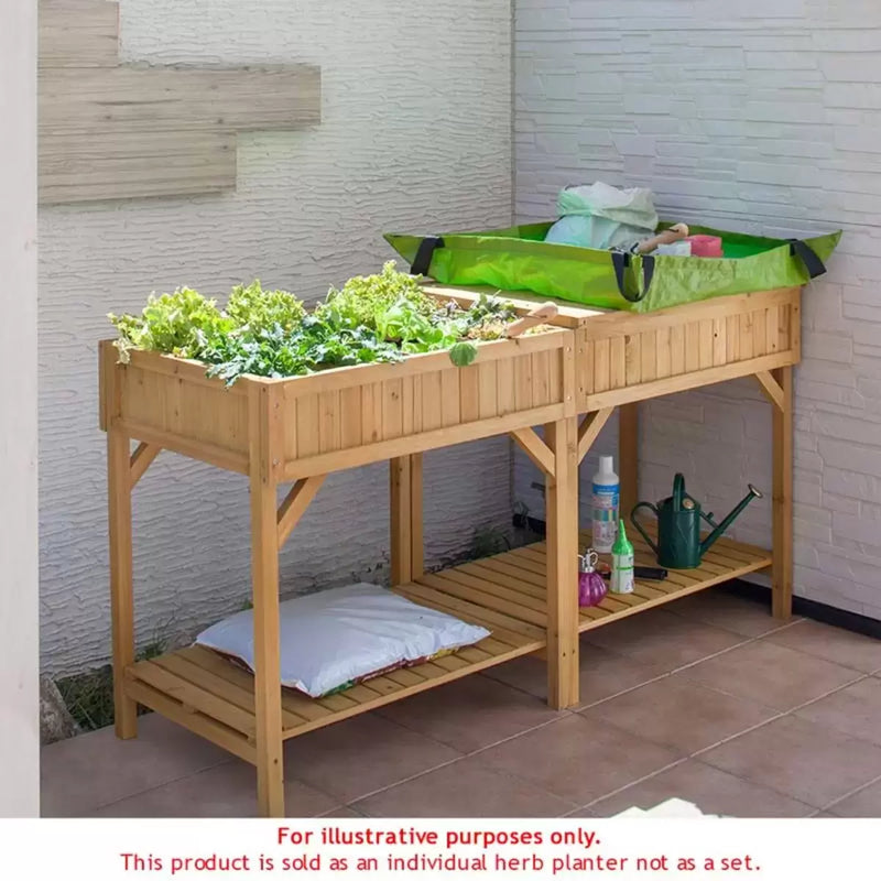 VegTrug 8 Pot Herb Plant Garden Planter