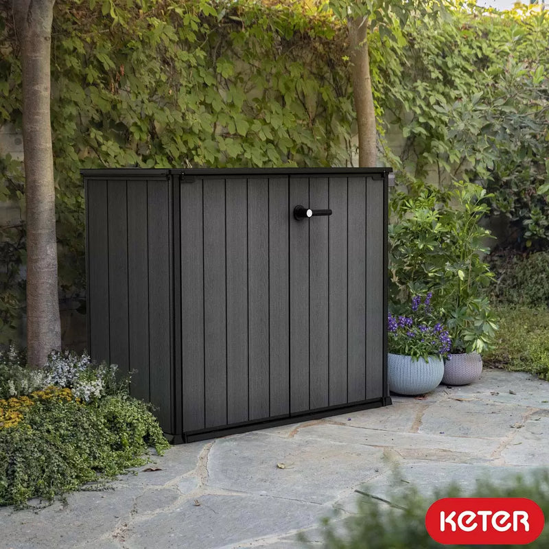 Keter Cortina Bella 4ft 6" x 2ft 4" (1.4 x 0.7m) 1,000 Litre Vertical Garden Storage Shed