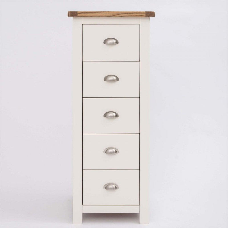 Alberta 5 Drawer Narrow Chest