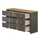 Arizona 6+2 Drawer Chest Grey