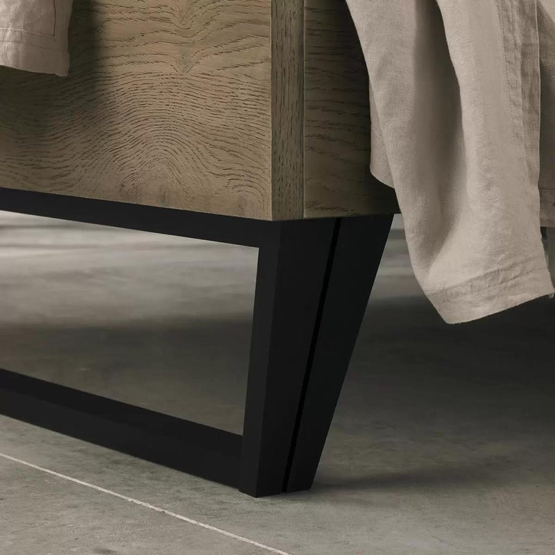 Bentley Designs Tivoli Weathered Oak Bed Frame, King Size