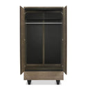 Bentley Designs Tivoli Weathered Oak Double Wardrobe