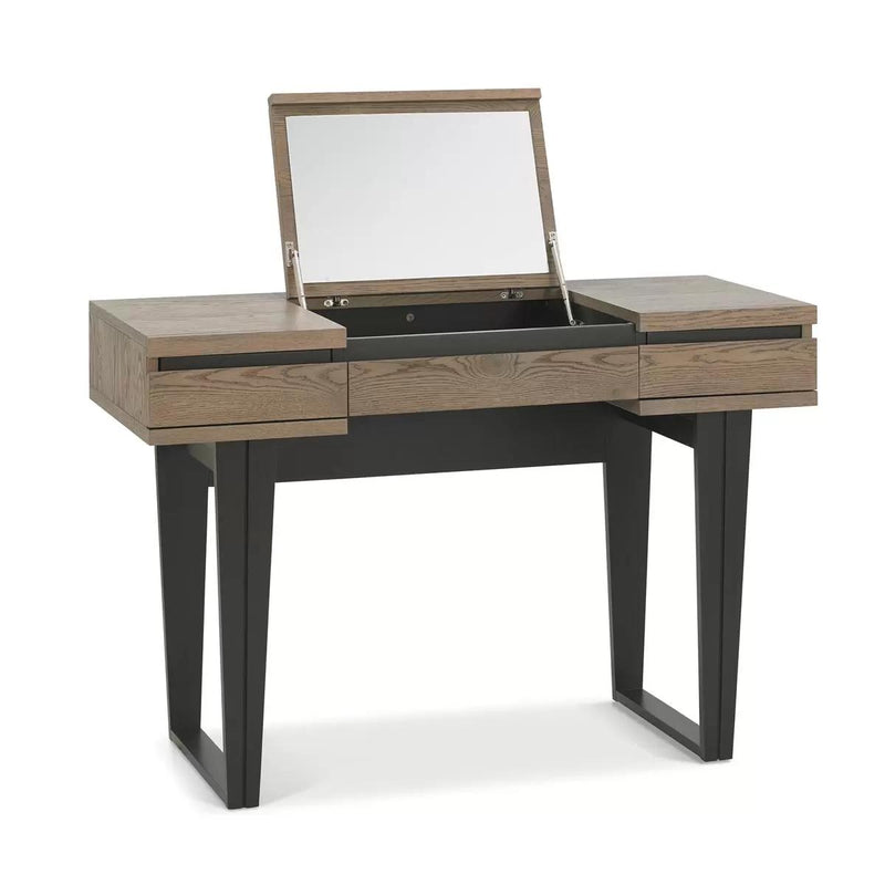 Bentley Designs Tivoli Weathered Oak Dressing Table and Stool