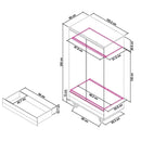 Bentley Designs Tivoli Weathered Oak Double Wardrobe