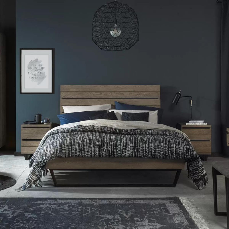 Bentley Designs Tivoli Weathered Oak Bed Frame, King Size