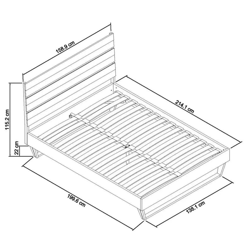 Bentley Designs Tivoli Weathered Oak Bed Frame, King Size