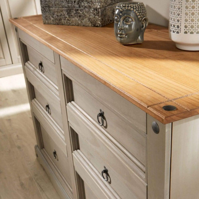 Corona Grey 6 Drawer Chest