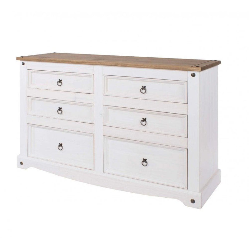 Corona White Chest 6 Drw