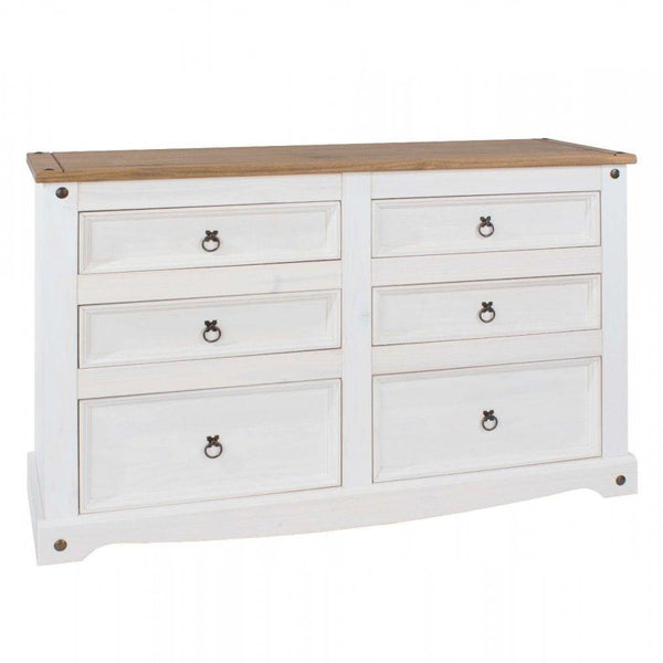 Corona White Chest 6 Drw