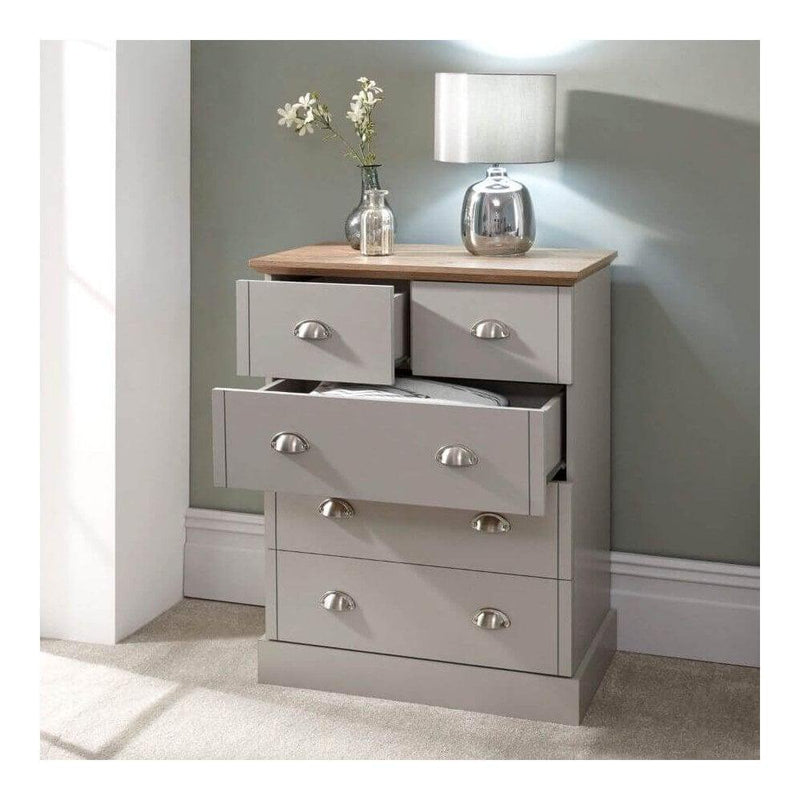 Kendal 2+3 Drawer Chest Grey